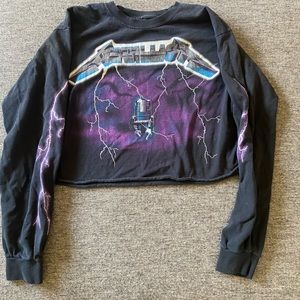 Metallica Crop tee